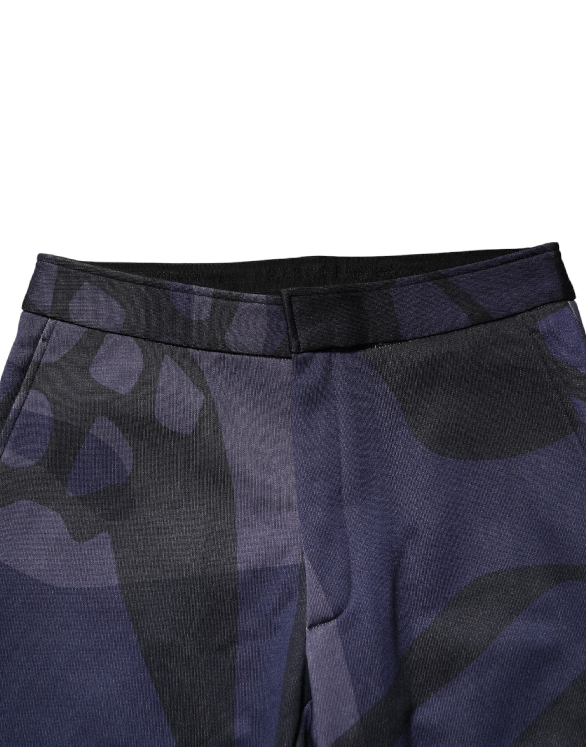 Alexander McQueen Multicolor Patterned Tapered Fit Men Pants