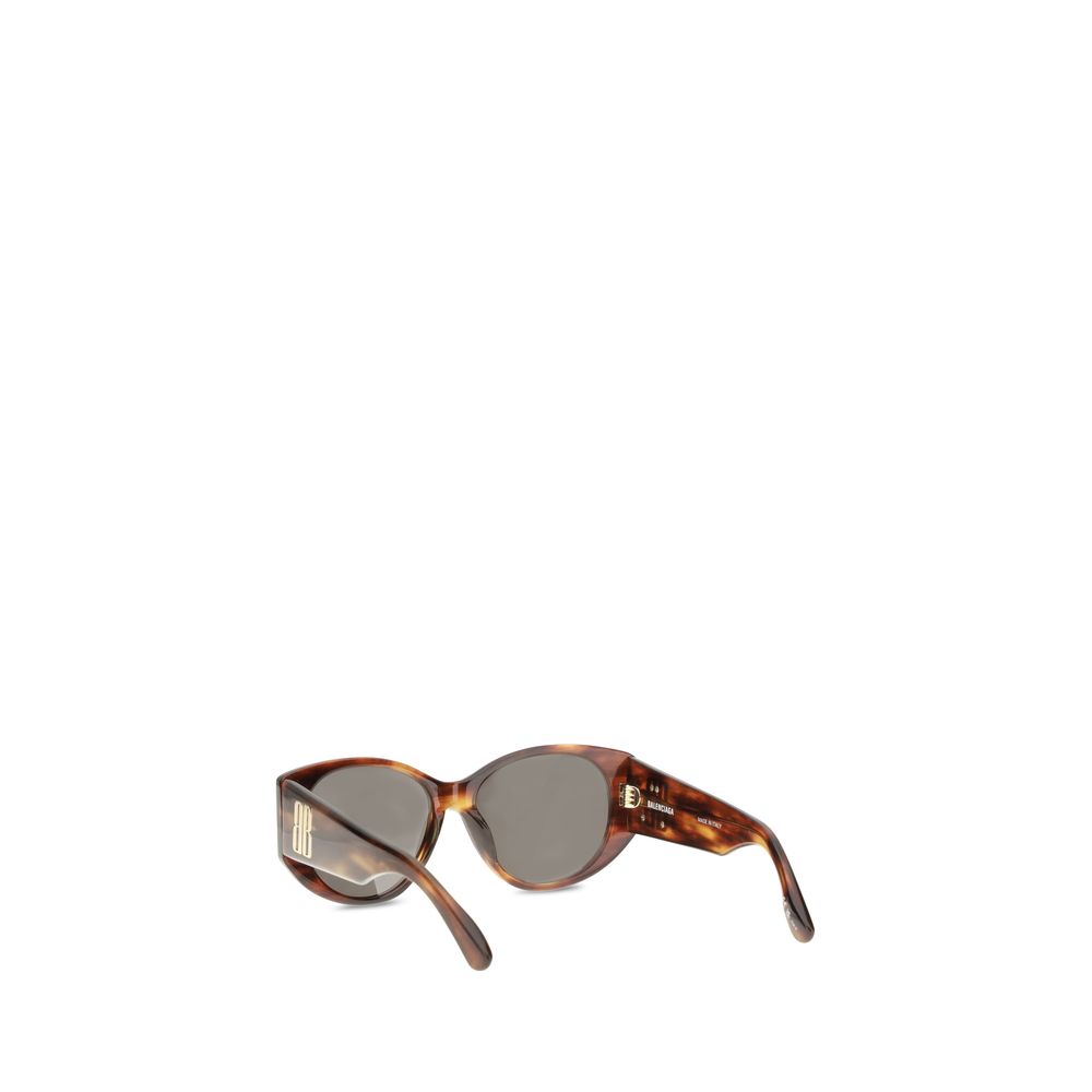 Balenciaga Brown Acetate Sunglasses
