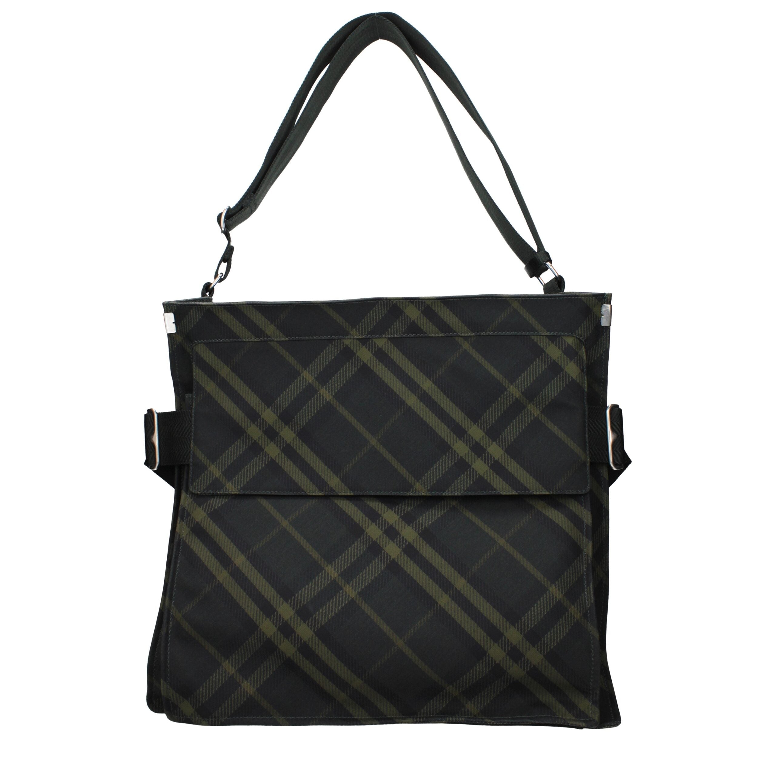Burberry Green Fabric Crossbody Bag