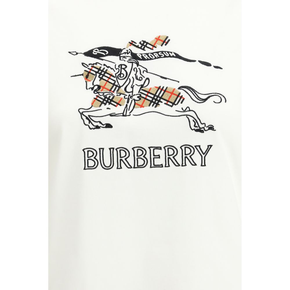 Burberry White Cotton T-Shirt